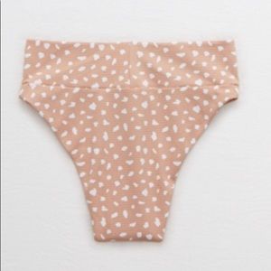 Aerie high cut cheeky bikini bottom